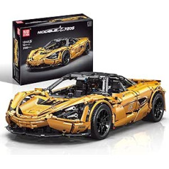 Mold King 13145S Technic Speed Champions Sporta sacīkšu automašīnu konstrukcijas komplekti Rotaļlieta 1:8 McLaren 720S sporta automašīnas modelis, pieaugušo kolekcionāra automašīnu komplekti faniem Pieaugušie (3149 gab.)