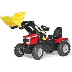 Rolly Toys Massey Ferguson 8650 traktors ar frontālo iekrāvēju un pneimatiskajām riepām