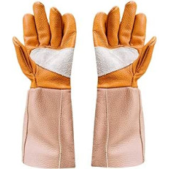 FLYIFE Arbeitshandschuhe 1/5/10/20 Paar Schutzhandschuhe Gartenhandschuhe Mechaniker Handschuhe aus Leder Für Herren |Universal-Lederhandschuhe geeignet für den privaten und gewerblichen 37cm