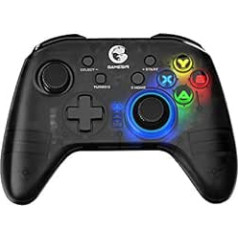 GameSir T4 pro Wireless Controller für Switch,Bluetooth Switch Pro Controller mit LED Beleuchtet,PC Gamepad Joystick mit Dual Motor,Programmable Handy Controller für iPhone/Android/PC