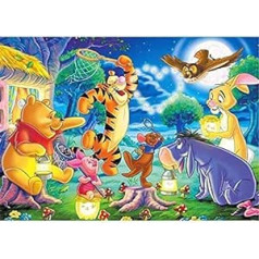 Diamond Painting Kits for Adults and Kids, Round Rhinestone Paint with Diamonds, Winnie the Pooh Diamond Art and Dotz (12 x 16 Inch)