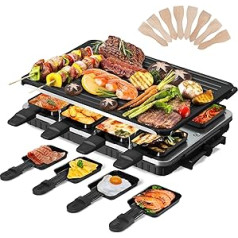 Iekštelpu Raclette grils 8 personām