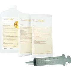 APIFORMES Danys Bienenwohl Oxalic Acid Dihydrate Set: 1000 g and Dosing Syringe Varroa Control Bee Accessories Beekeeping Supplies Animal Accessories