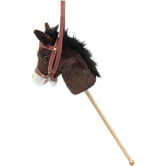 Sweety Toys 14040 Hobbyhorse ar skaņas funkciju bez riteņiem un bez rokturiem — piemērots hobiju zirgu turnīriem