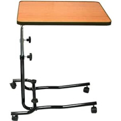 Days Betttisch, tragbarer Schreibtisch mit Rädern, verstellbare Höhe, geeignet für Betten und Rollstühle, 1 Stück