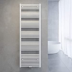 Sonni dvieļu radiators, vannas istabas radiators ar centra savienojumu, dvieļu žāvētājs, taisns, antracīts vai balts