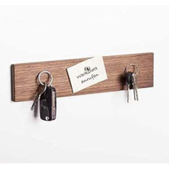 WOODS Magnetic Wooden Key Holder I Magnetic Key Shelf | Magnetic Knife Rack I Wall Decoration Made of Wood | Handmade in Bavaria I Key Hanger for Home I Key Holder