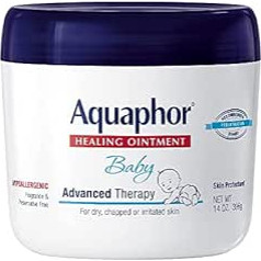 Aquaphor Baby Healing Ointment Nappy Rash and Dry Skin Protectant, 14 oz Jar by Aquaphor