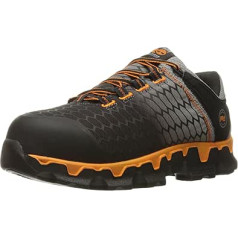 Timberland PRO Men's Powertrain Sport Alloy Toe SD+ Industrial and Construction Shoe, Grey Synthetic/Orange