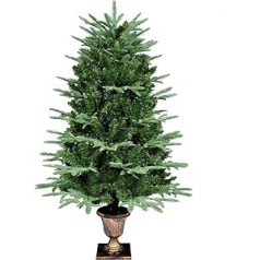 Christmas Tree 120 cm, Uten Christmas Tree with PE Needles, Special Base, Christmas Decoration