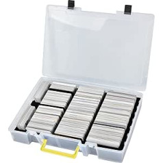 ALKOO 2200pcs+ Card Bag Box galvenajai spēlei un visiem papildinājumiem - CAH kartēm for Against Humanity / for Magic The Gathering for MTG galda spēle - balts (balts)
