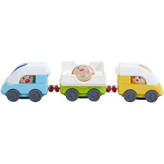 HABA Kullerbü 306496 – Express Train, Toy Vehicle from 2 Years, Green