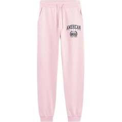 AMERIKĀŅU KOLEDŽA ASV Unisex-Kinder Pantalon DE Skriešanas Amerikas koledžas mazuļa šļūtene, roze,