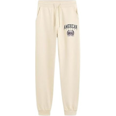 AMERICAN COLLEGE USA Unisex-Kinder Pantalon DE Skriešana American College Enfant Baby Hose, bēšs,