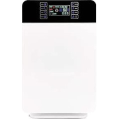 Mediashop Livington AirPurifier, Air Purifier up to 30 m2 6 Filter System Switchable: UV and ION filter, automatic function, 3 levels, timer, removes 99% of all particles.