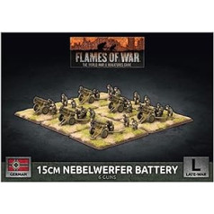 Flames of War Vēlā kara vācu 15 cm miglas palaišanas ierīce (GBX146)