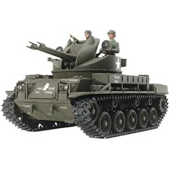 Tamiya 300035161 Military 1:35 US Flak Tank M42 Duster, Faithful Replica, Model Building, Plastmasas komplekts, Amatniecība, Hobijs, Līmēšana, Plastmasas Komplekts, Montāža, Nekrāsots