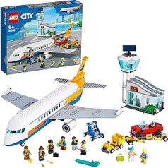 LEGO 60262 City Passagierflugzeug ar Flughafenterminal und LKW, Spielset für Kinder ab 6 Jahren