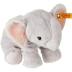 Steiff Kuscheltier Elefant Benny, Süßes Stofftier, Jungen, Mädchen & Babys ab 0 Monaten, Soft Cuddly Friends, Plüschtier 20 cm klein, 084096