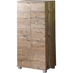 Schildmeyer Isola 119940 Highboard 60 x 32,5 x 117 cm sudraba egles dekors