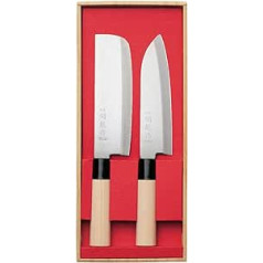 SEKIRYU [ Santoku + Nakiri ] 2 japāņu naži / virtuves naži, ražoti Japānā # SR600