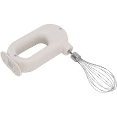 HEEPDD Whisk, 3-Speed Electric Whisk for Household with Rods, Kitchen Hand Mixer for Egg Beating, Dough Kneading (White)