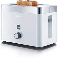 Graef Toaster TO 61, weiß, 27 centimeters l x 18 centimeters w x 19.3 centimeters h