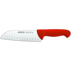 Arcos Series 2900 - Santoku nazis Asian ArtAsian Nazis - Asmens Nitrum Nerūsējošais tērauds 180 mm - Rokturis Polipropilēna Krāsa Sarkana