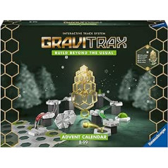 Ravensburger GraviTrax Adventes kalendārs – ideāli piemērots GraviTrax iesācējiem un faniem, celtniecības rotaļlieta bērniem no 8 gadu vecuma