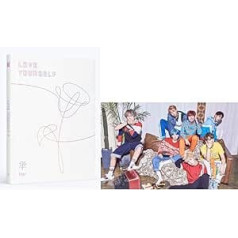 BTS Love Yourself Her (V versija) albums Bangtan Boys CD + plakāts + fotogrāmata + fotokarte + mini grāmata + uzlīmju komplekts + (papildus 6 fotokartes un 1 abpusēja fotokarte)