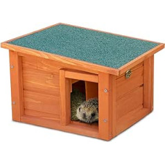 KCT Wooden Hedgehog House for Outdoor Use