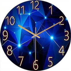 ACCSHINE Wall Clock Without Ticking Noises Silent Modern 30 cm Quartz Large Battery Operated Wall Clock Easy to Read for Room Home Kitchen Bedroom Office School