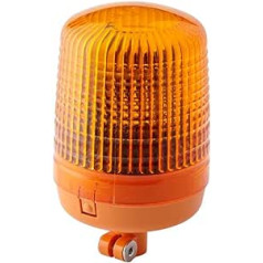 HELLA 2RL 008 060-101 Halogen-Rotating Beacon - KL 7000 - 12V - Yellow - Pipe-neck - Yellow