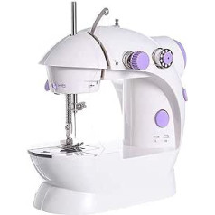 TopHomer Mini Sewing Machine Adjustable Dual Power Options with Night Light, Electric Repair Machine, Perfect for Beginners
