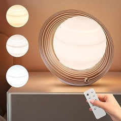 Hiloshine Lichttherapie-Lampe, Tageslichtlampe 10000 Lux Ohne UV Tageslicht ar 3 Farbtemperaturen, 4 Timer, 5 Einstellbare Lichtintensitäten und Memory-Funktion