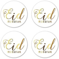 SWSATYW 96gb Glitter Eid Mubarak uzlīmes Eid ballīšu dekorācijas Ramadāna ballīšu piederumi