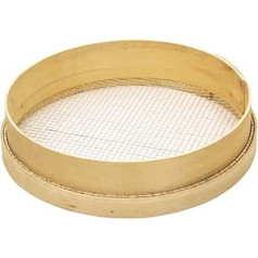 bellissa Wooden Garden Sieve Round - Hand Sieve/Vibrating Sieve - Can be Used as a Soil Sieve, Compost Sieve or Humus Sieve