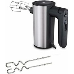 WMF Kult X Edition Hand Mixer, Whisk with 5 Speed Levels, Turbo Function, Hand Mixer 400 W, Cromargan Matt Black