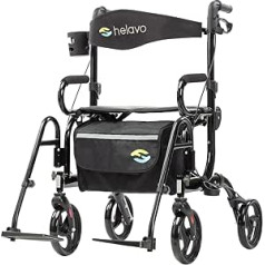 Helavo 2-in-1 Rollator ratiņkrēsls