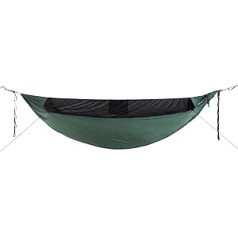 Biļete uz Moon Pro (325 x 140 cm, viegls šūpuļtīkls ar moskītu tīklu un UHMPE Ridgeline) (2021), Forest Green, pagarināts