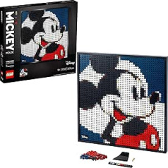 LEGO 31202 Art Disney's Микки Маус набор, плакат, украшение стены, пазл своими руками для взрослых