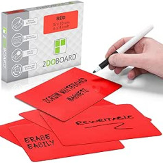 25 Scrum Magnets Re-writable 15 x 10 cm for Agile, Scrum, Kanban or Lean. 15 x 10 cm