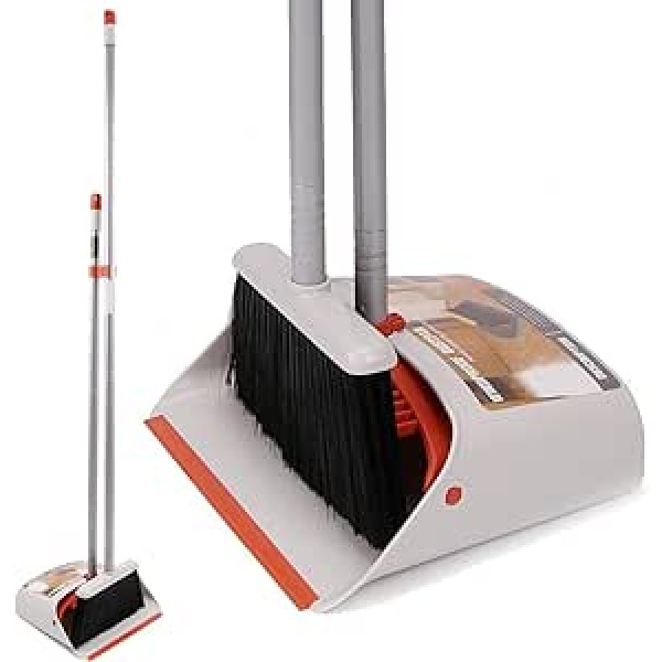 Dustpan and Broom Dustpan Household Broom Dustpan (Red)