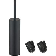 BGL 304 Round Long Toilet Brush Holder 304 Stainless Steel (Black)