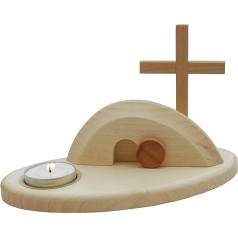 Kollektion Reuter 3601 Easter Nativity Scene, Maple Wood, Natural, 20 cm