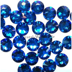 ‎Crystal-Wholesale 144 шт. Капри синие (243) Swarovski 2058 Xilion / НОВИНКА 2088 Xirius 16ss Плоская спинка Стразы 4 мм ss16 от Crystal-Wholesale