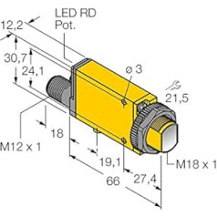 3035235 — MIAD9CV2Q, Opto sensors Winkellichttaster FM12ATEX0094X