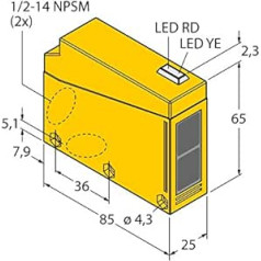 3034256-Q85BB62LP-T9-B, Opto sensors Reflektionslichtschr. m.Polarizācijas filtrs