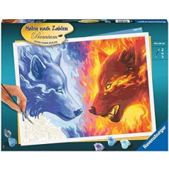 Ravensburger Paint by Numbers 20181 — Fire & Ice — 14+ gadi