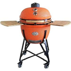 YNNI KAMADO TQTT23OR XL 23 collu BBQ Orange Chip padeves komplekts BBQ keramikas olu kūpinātājs TQTT23OR